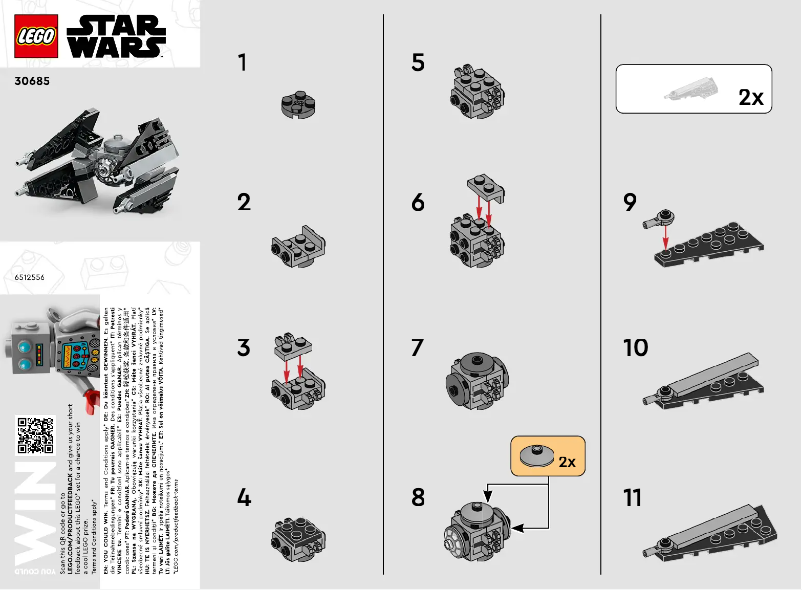 First page image of the manual for Star Wars 30685