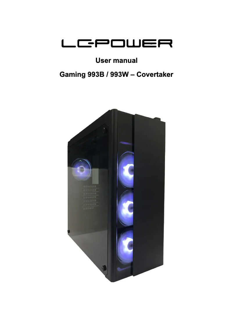 First page image of the manual for Gaming 993W