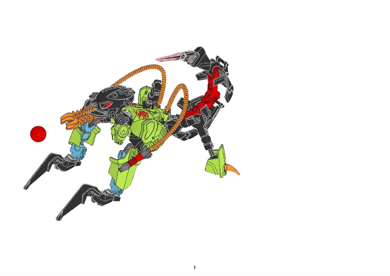 First page image of the manual for Hero Factory 6227