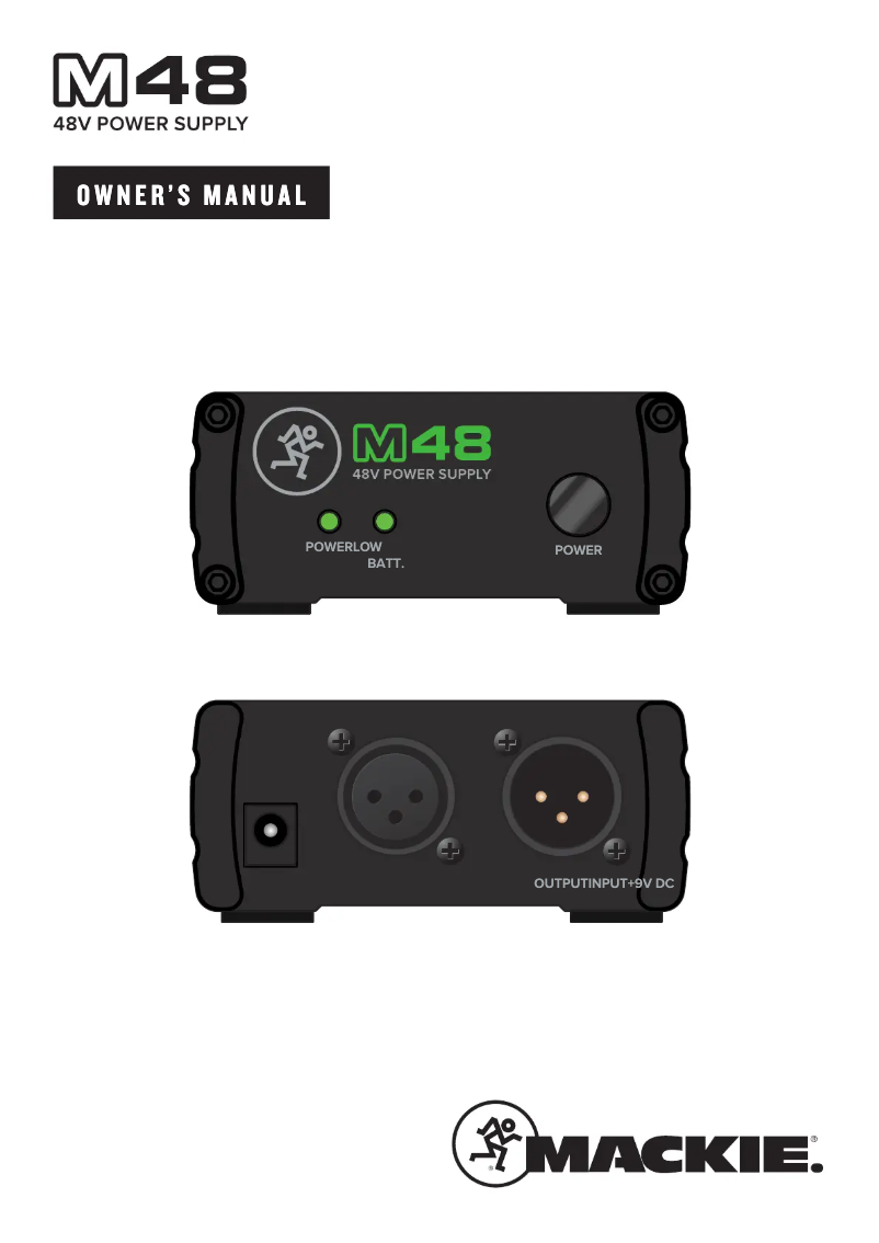 First page image of the manual for M48