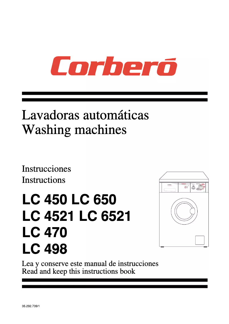 Page 1 of the manual User Manual Corbero LC450