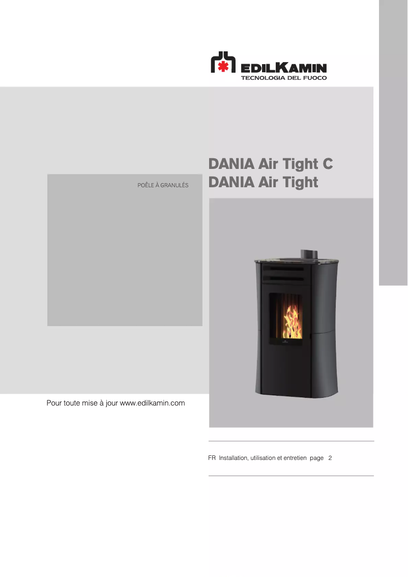 First page image of the manual for DANIA Air Tight