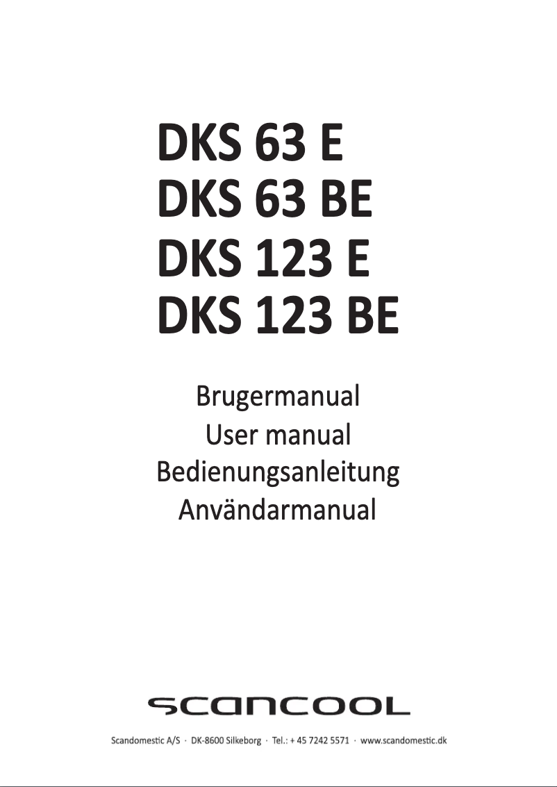 First page image of the manual for DKS 123 BE