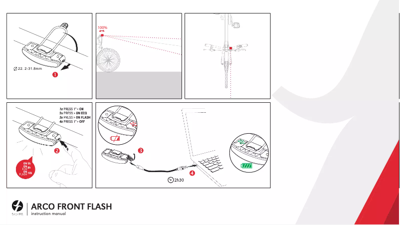 First page image of the manual for Arco Front