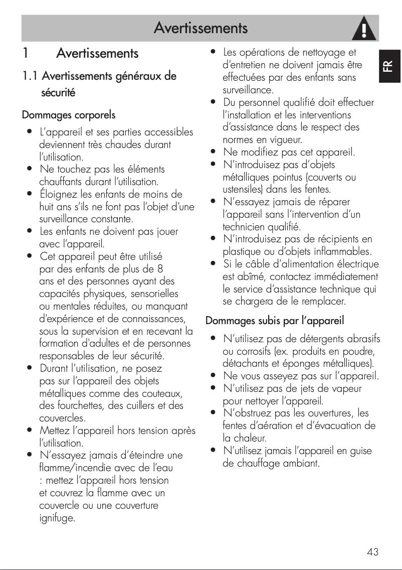 Image de la première page du manuel de l'appareil CPR915X