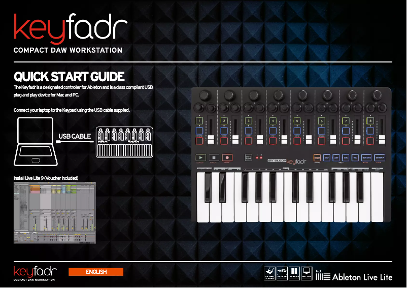 First page image of the manual for Keyfadr