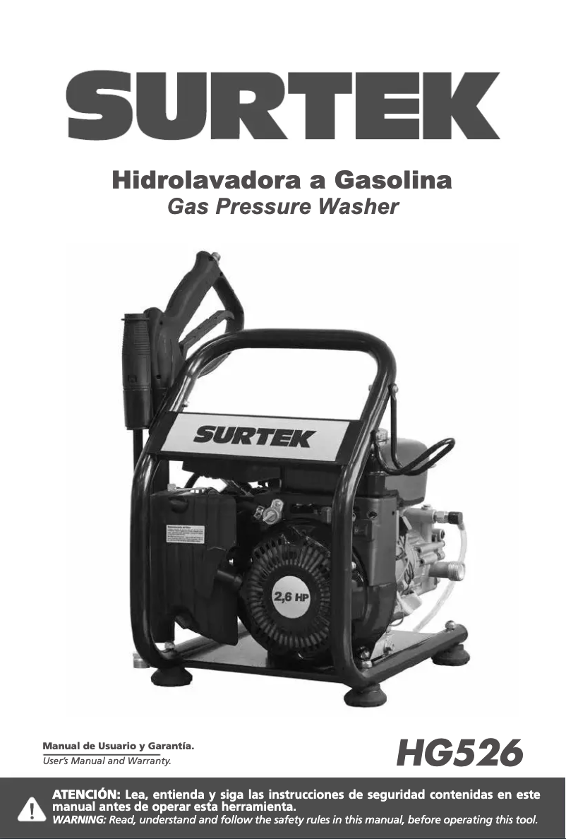 Page 1 of the manual User Manual Urrea HG526