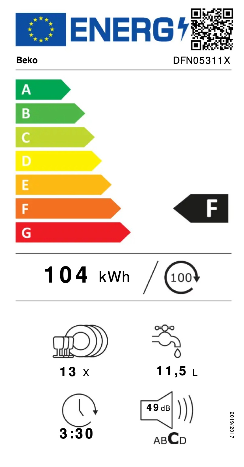 First page image of the manual for DFN05311X