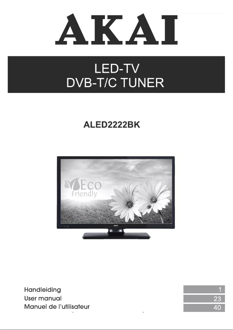 First page image of the manual for ALED2222BK