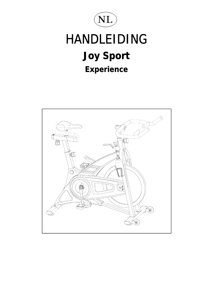 Page 1 of the manual User Manual Joy Sport Experience