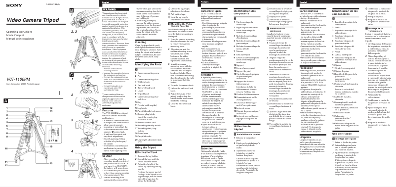 First page image of the manual for VCT-1100RM