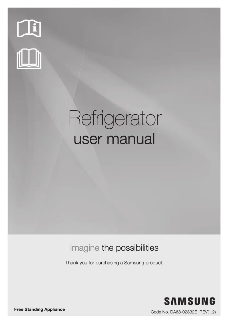 Page 1 of the manual User Manual Samsung RT35FAJEGSLA