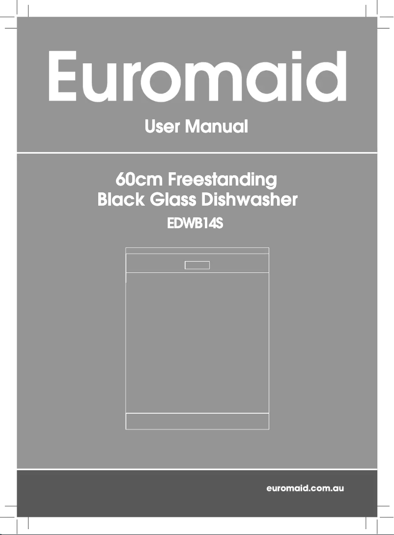 First page image of the manual for EDWB14S