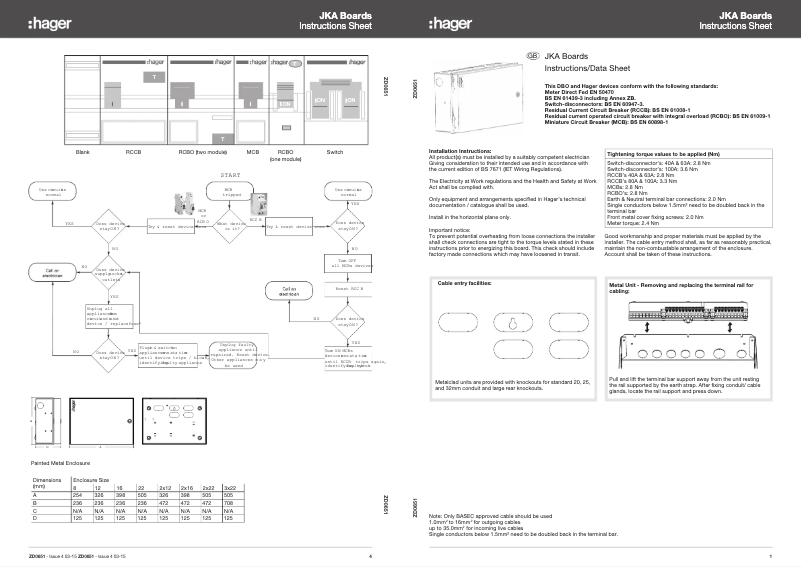 Page 1 of the manual User Manual Hager JK310H
