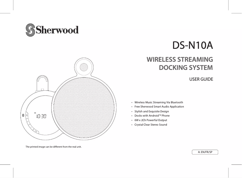 First page image of the manual for DS-N10A