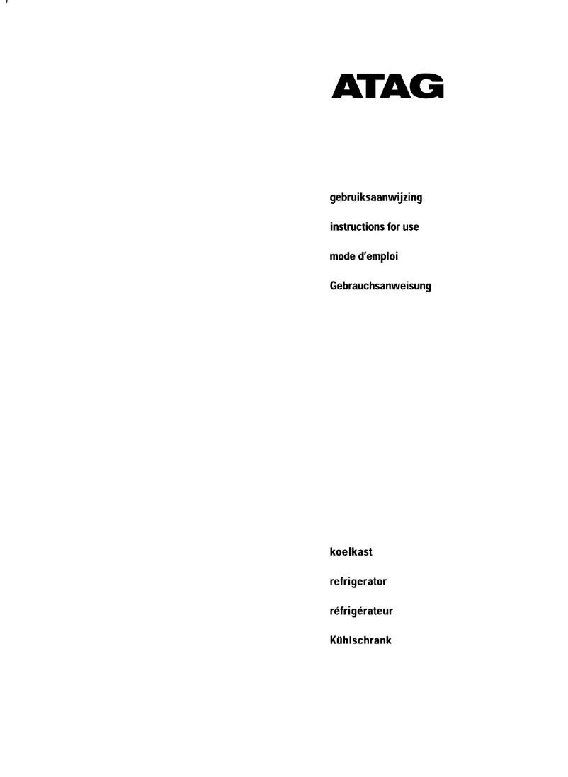 Image de la première page du manuel de l'appareil KA2011LP