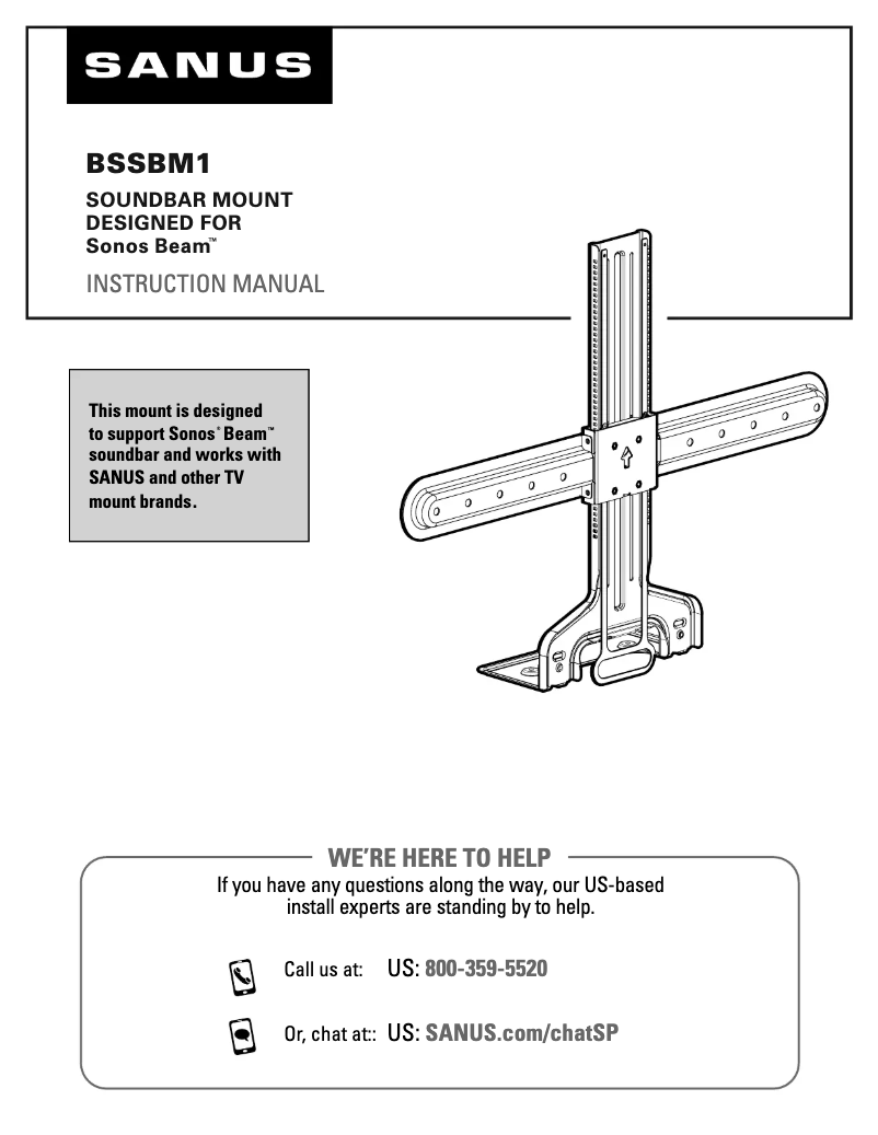 First page image of the manual for BSSBM1