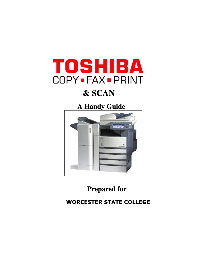 Image de la première page du manuel de l'appareil e-studio 353