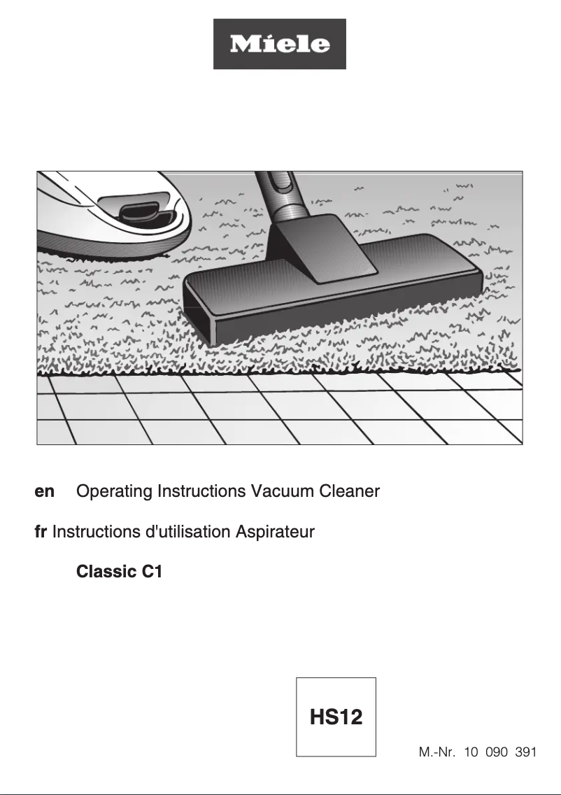 First page image of the manual for Classic C1 Home Care