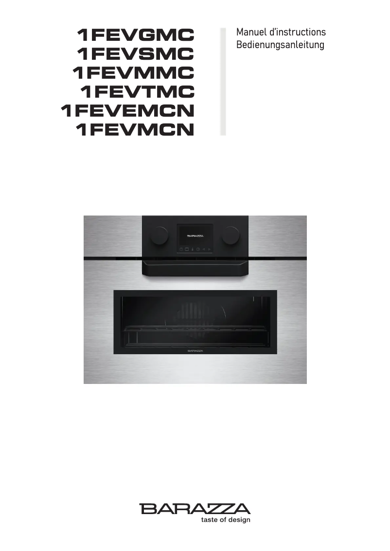 First page image of the manual for 1FEVMMC