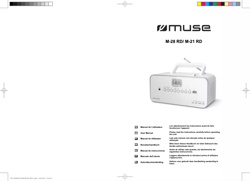 Page 1 of the manual User Manual Muse M-28 VF