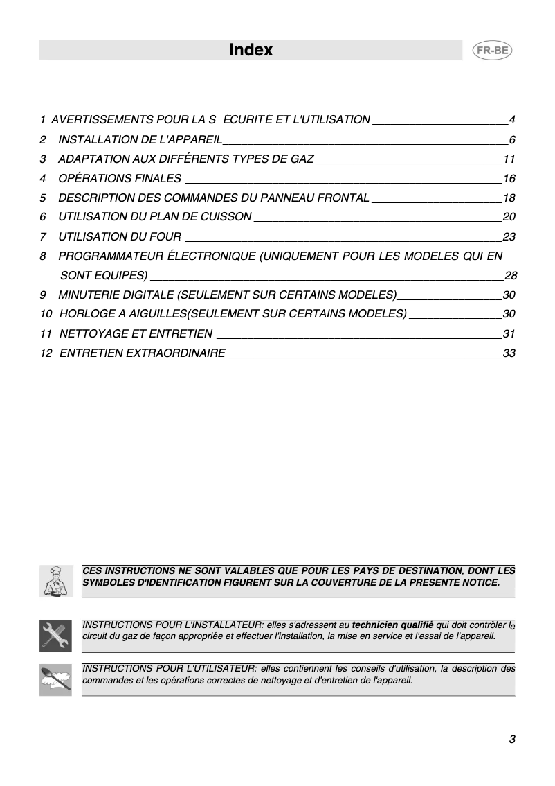 First page image of the manual for CG90X