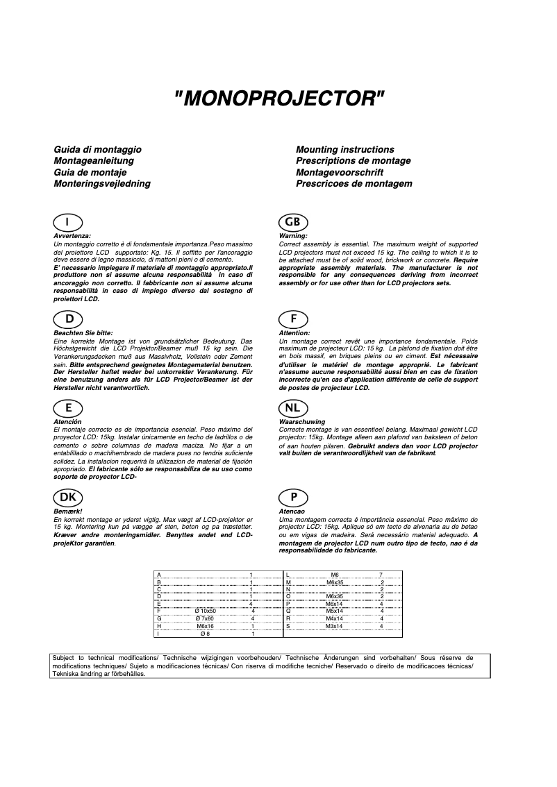 First page image of the manual for OM06080