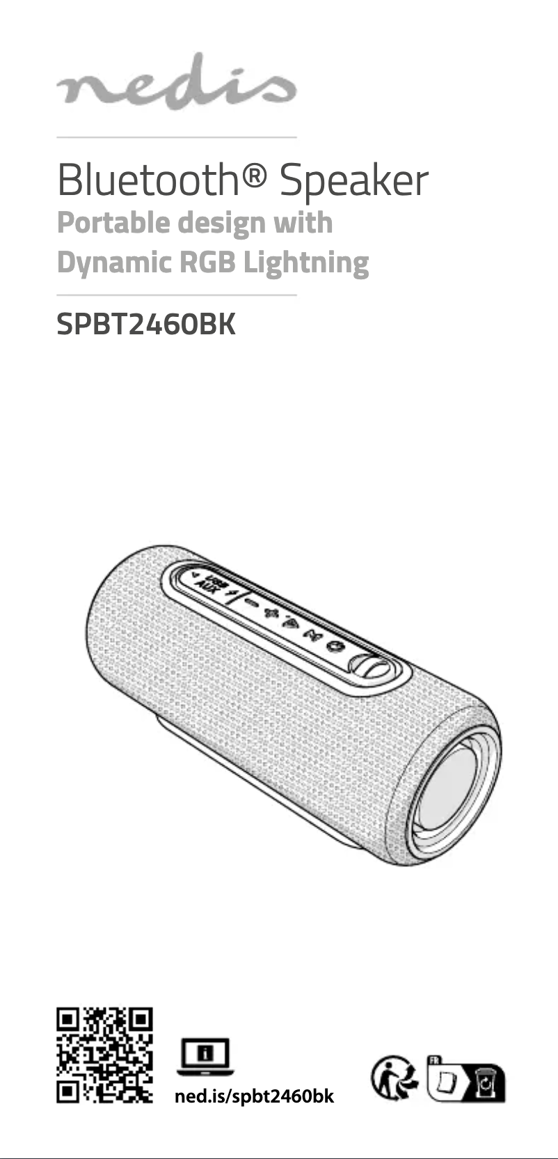 First page image of the manual for SPBT2460BK