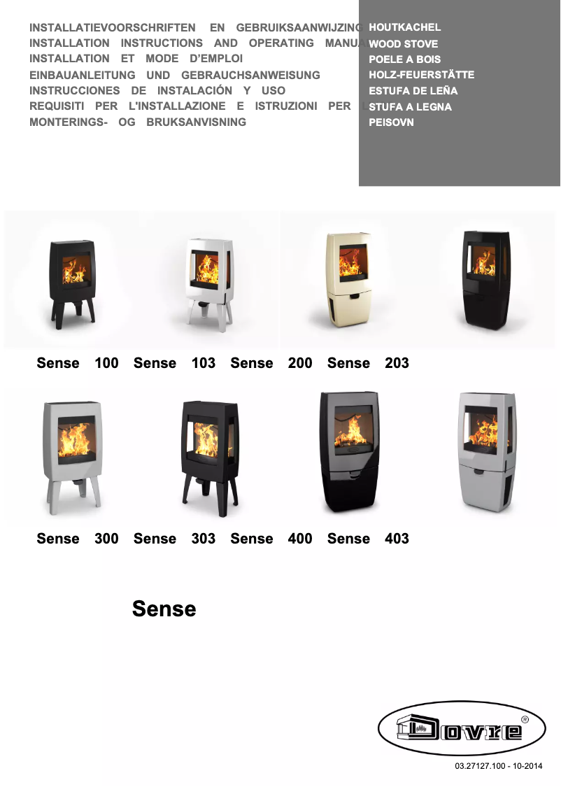 Page 1 of the manual User Manual Dovre Sense 403