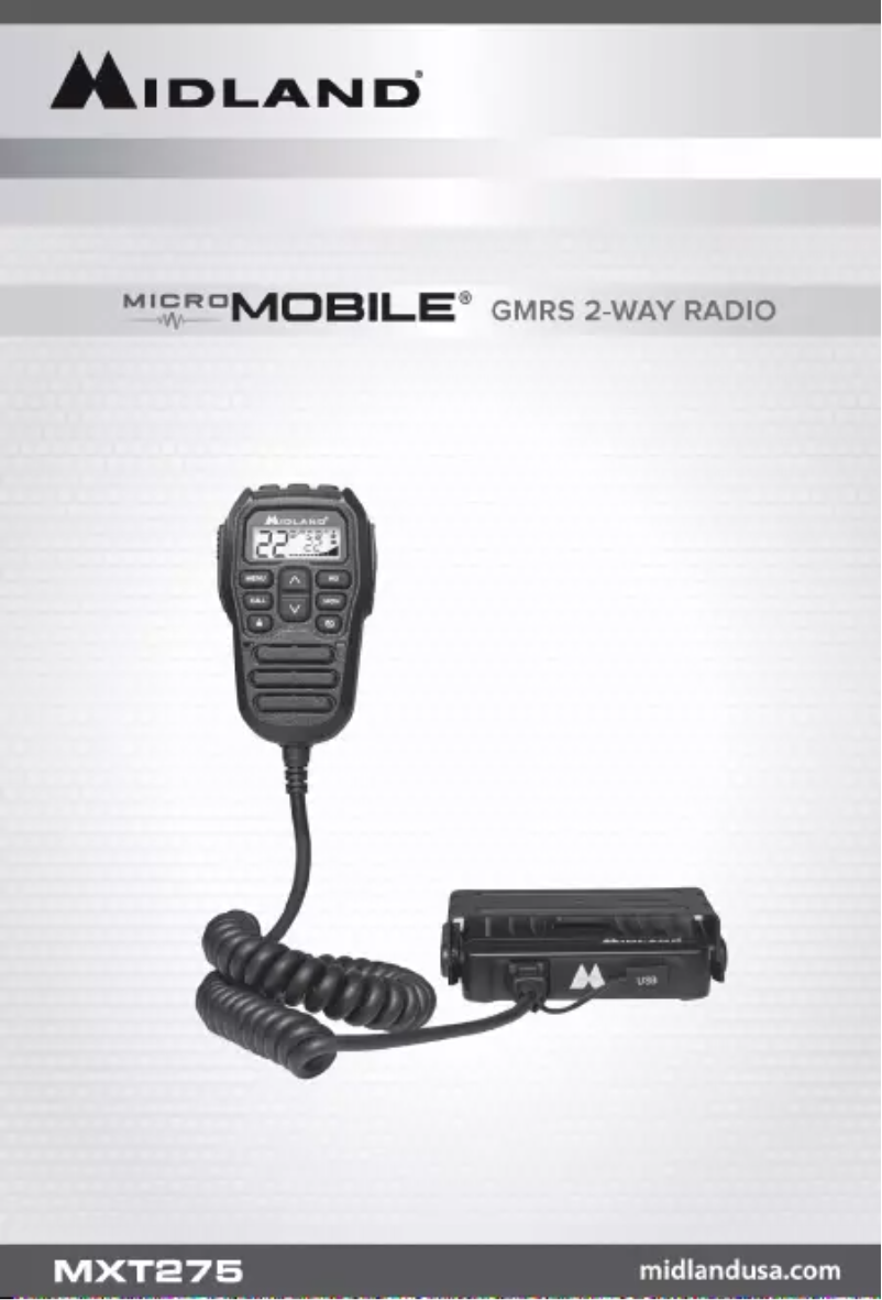 First page image of the manual for MicroMobile MXT275