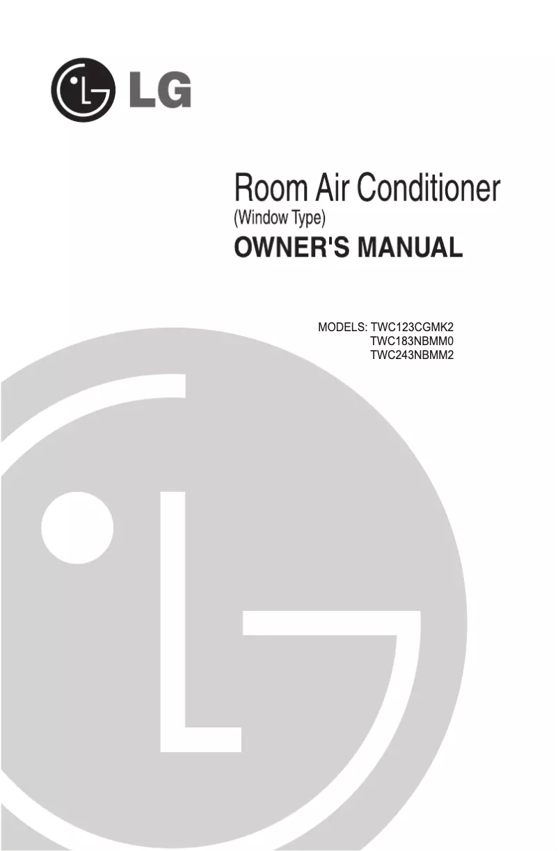 Page 1 of the manual User Manual LG TWC123CGMK2