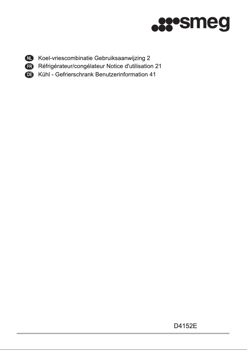 First page image of the manual for D4152E