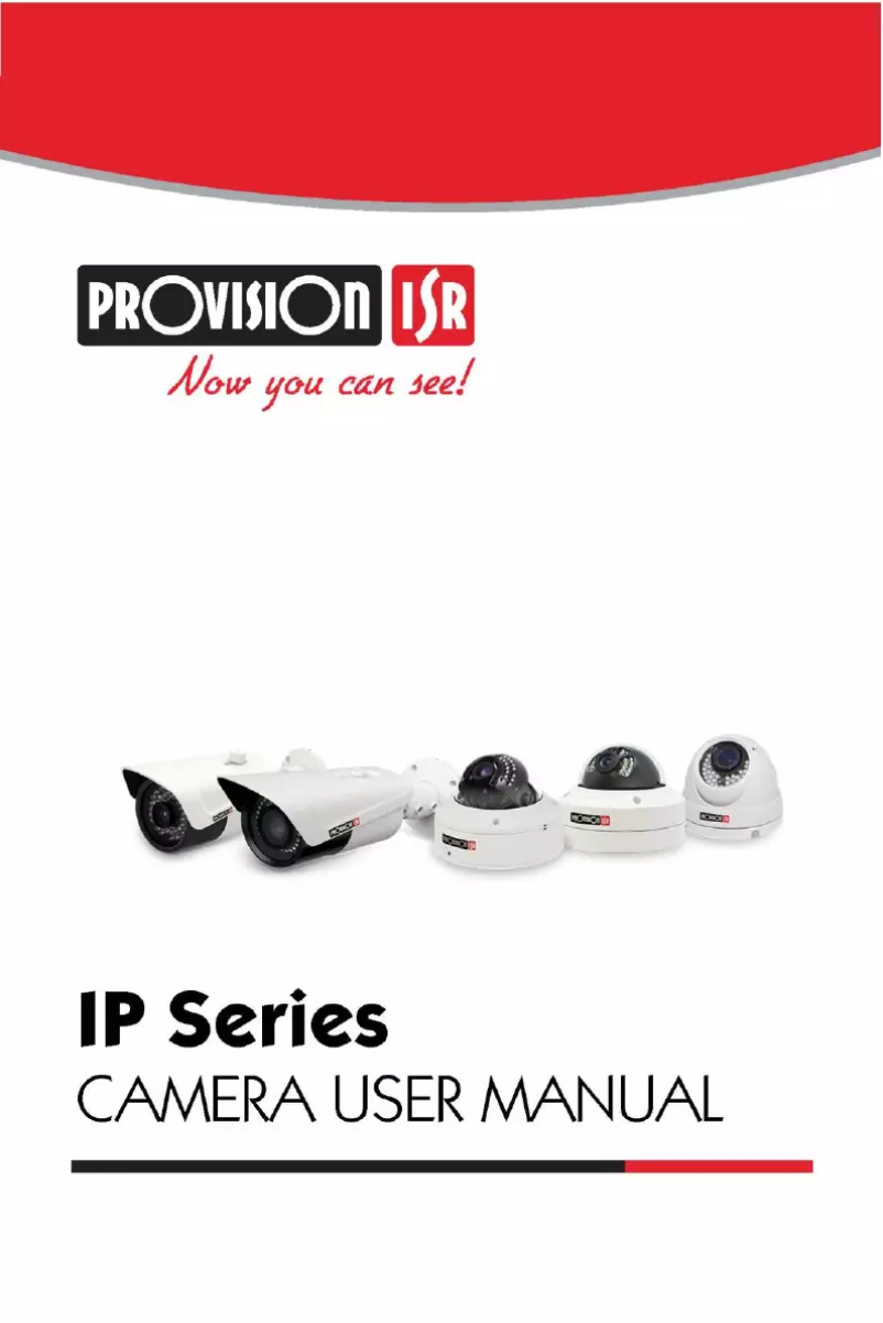 Page 1 of the manual User Manual Provision-ISR DI-340IP528