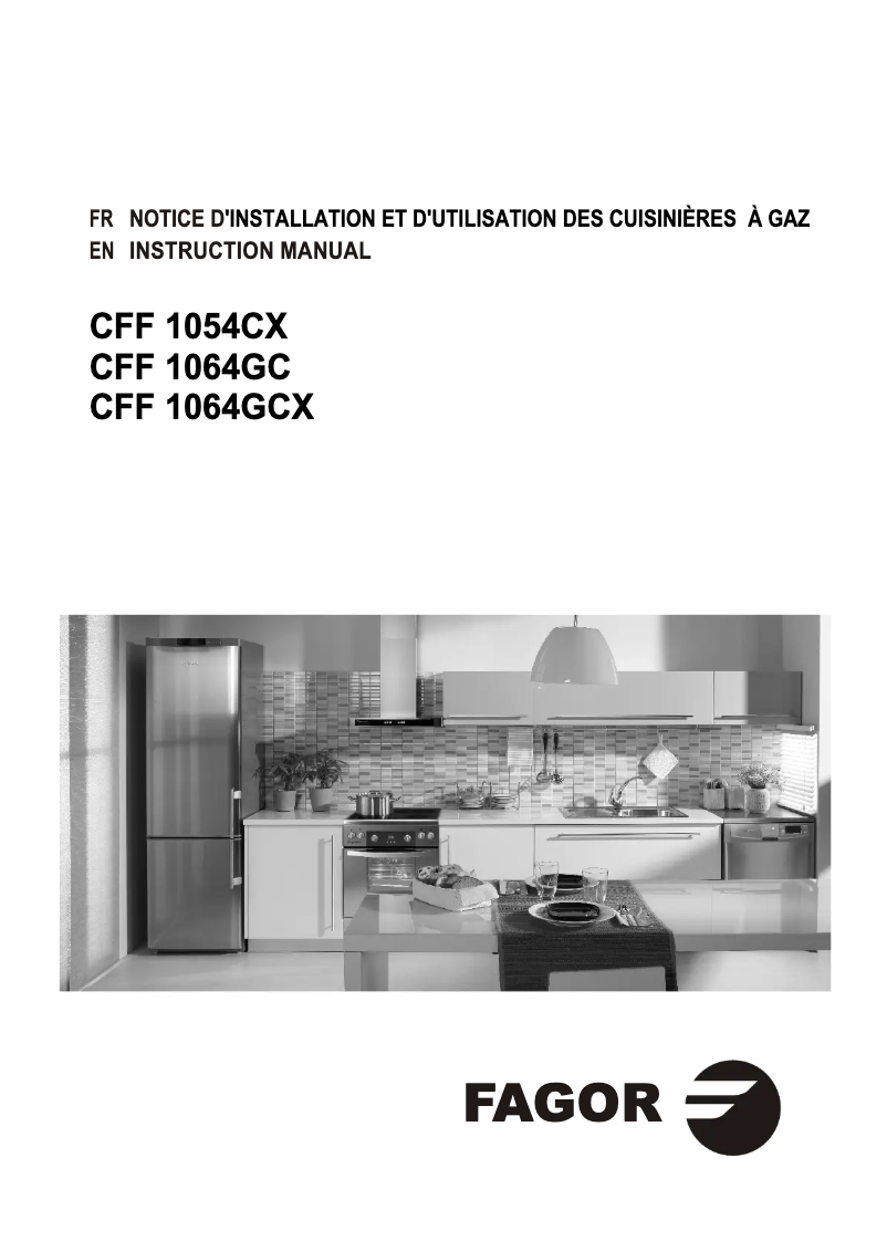 Page 1 of the manual User Manual Fagor CFF1064GCX
