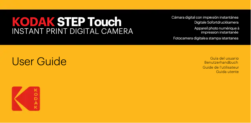 Page 1 of the manual Quick Start Guide Kodak Step Touch