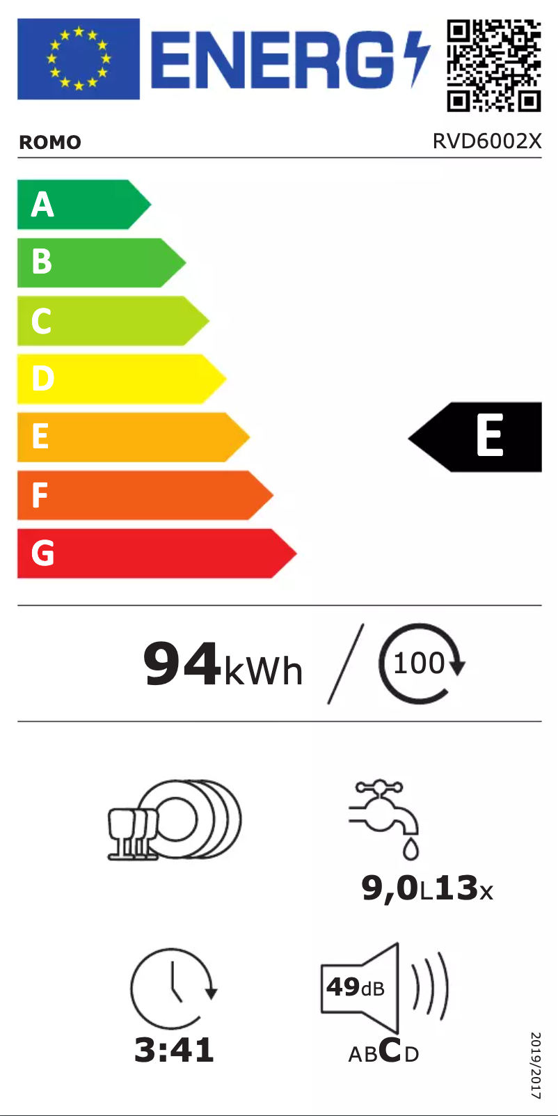 First page image of the manual for RVD6002X