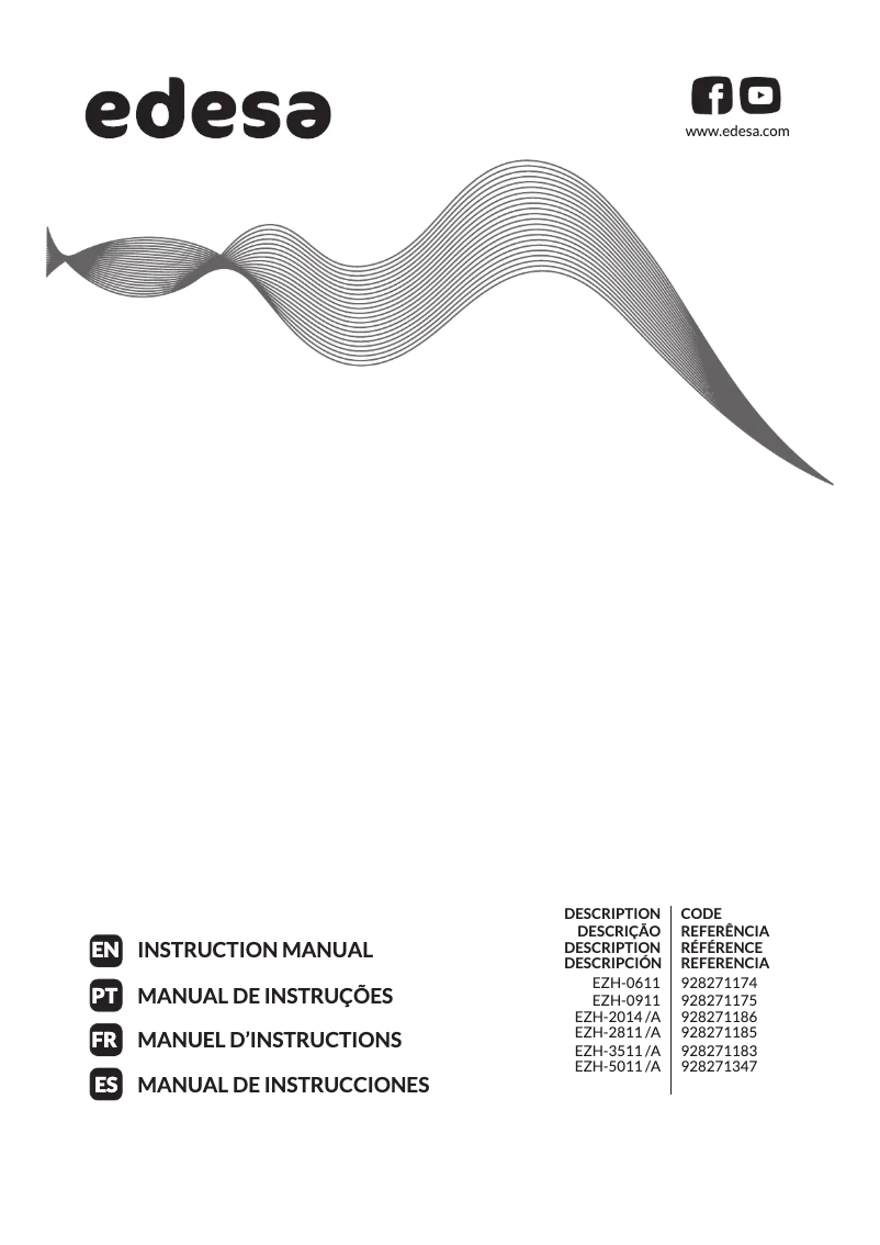 First page image of the manual for EZH-5011