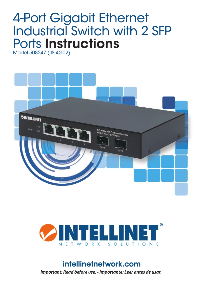 Page 1 of the manual User Manual Intellinet 508247