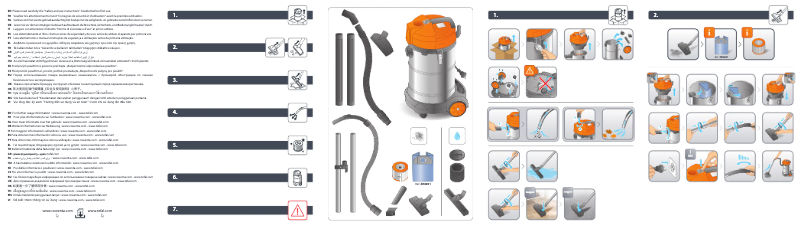 Page 1 of the manual User Manual Tefal Wet & Dry Pro TQ5053