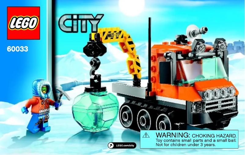 Page 1 of the manual User Manual Lego City 60033