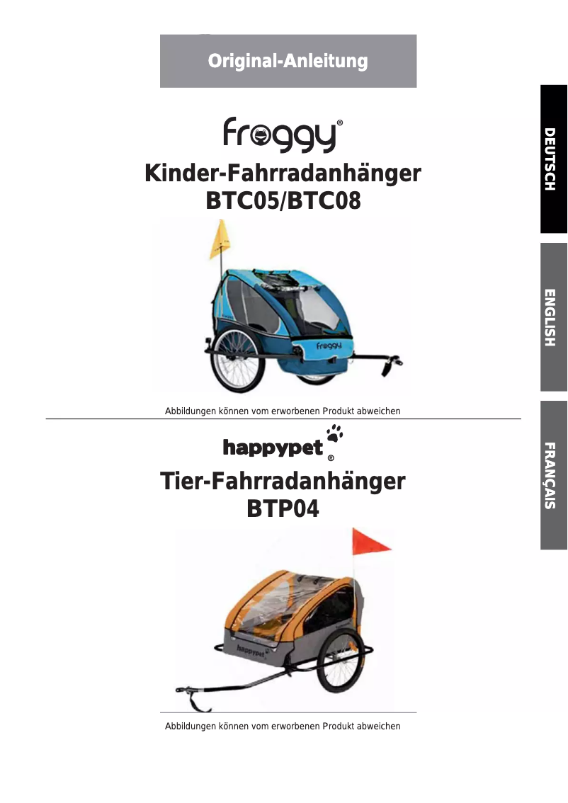 Page 1 of the manual User Manual Froggy BTC08