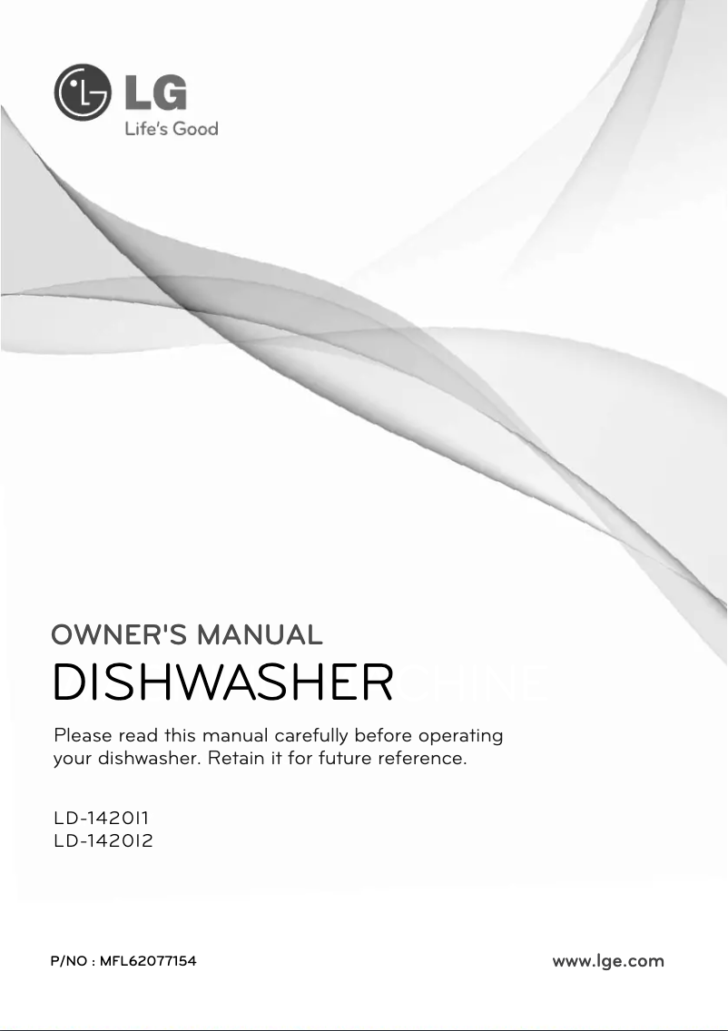 First page image of the manual for LD-1420I1