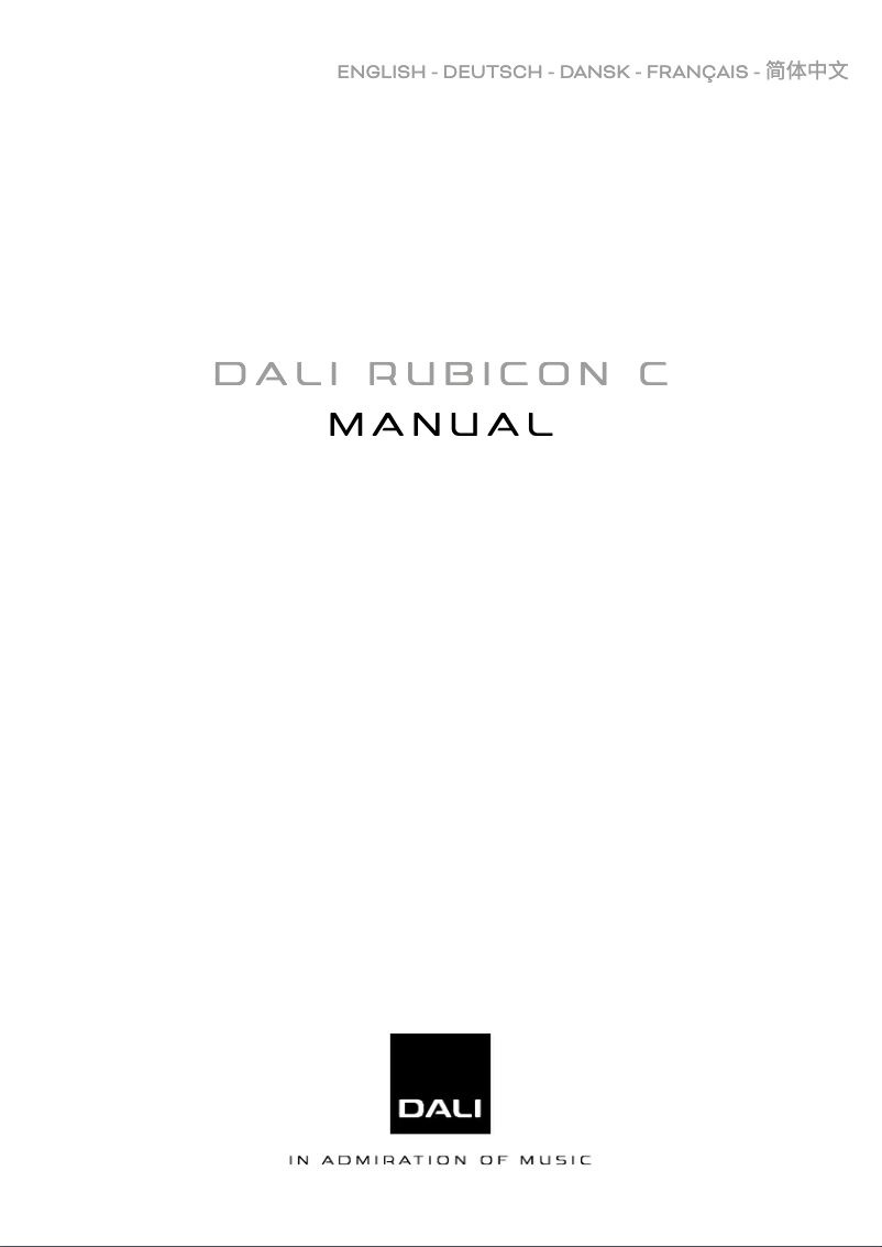 First page image of the manual for Rubicon 8