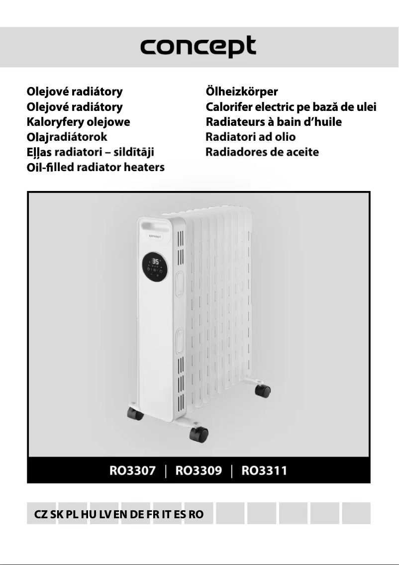 First page image of the manual for RO3311