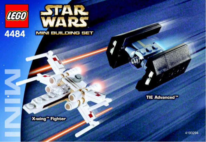 First page image of the manual for MINI X-wing Fighter (TM) & TIE Advanced (TM)