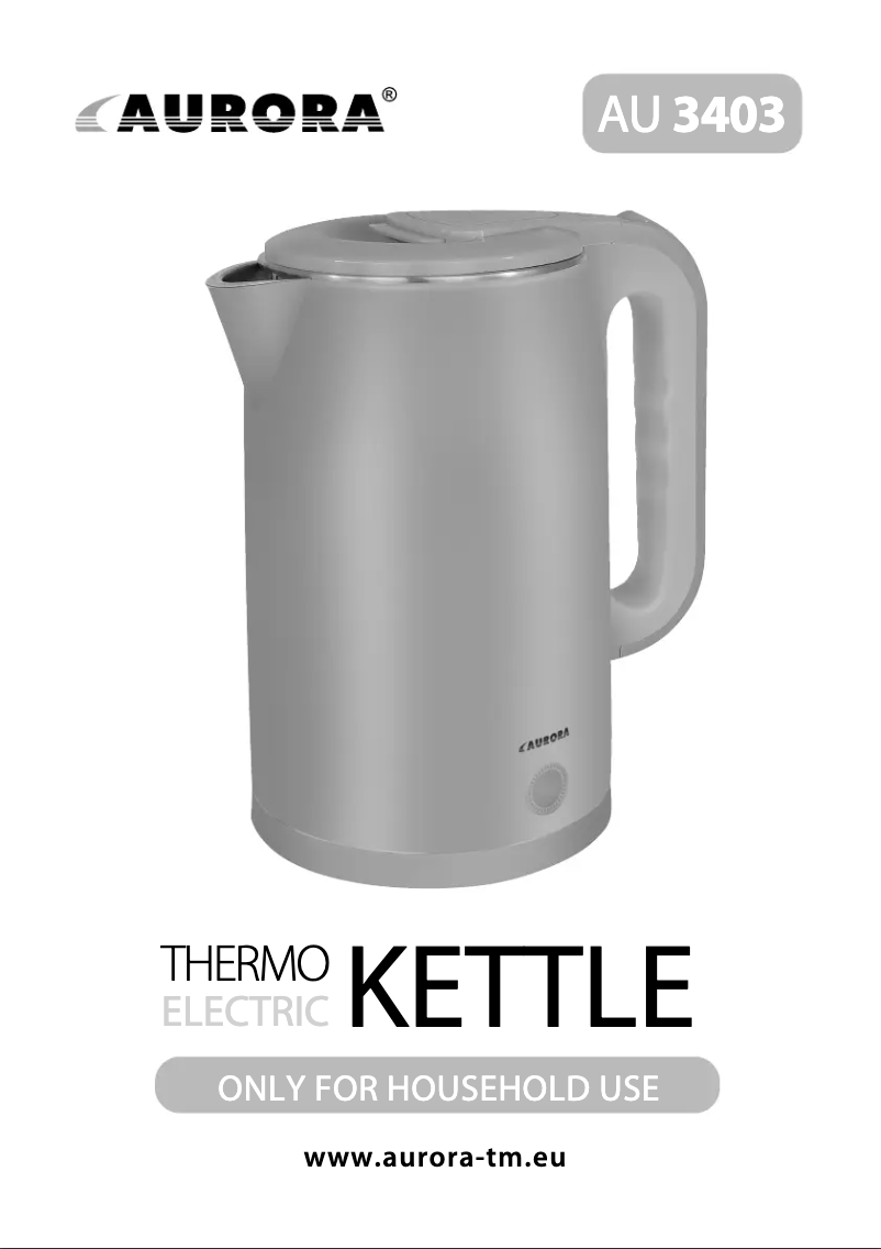 First page image of the manual for AU3403