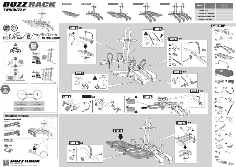 Page 1 of the manual User Manual Buzz Rack Twinbuzz H