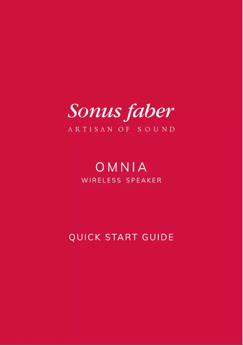 First page image of the manual for Omnia