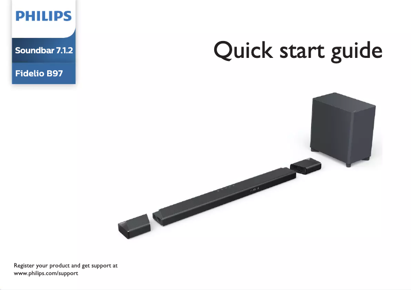 First page image of the manual for Fidelio B97