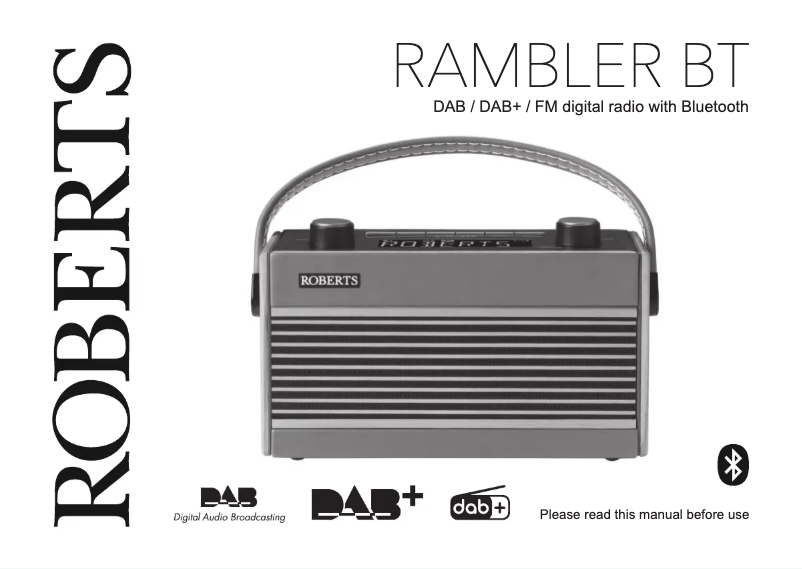 First page image of the manual for Rambler BT Stereo